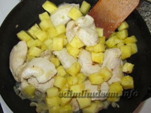 Куриное филе с ананасами ПП. Куриное филе с ананасом