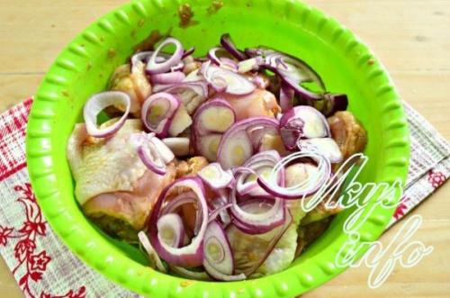 Рецепт жареной курицы кусочками в духовке. Курица кусочками в духовке
