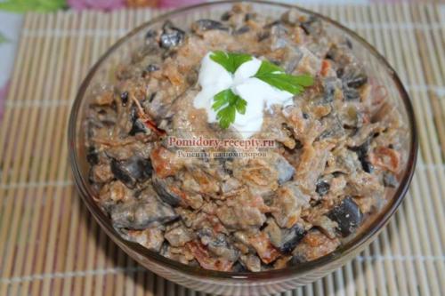 Баклажаны жареные со сметаной и помидорами. Тушеные баклажаны с помидорами в сметане. Рецепт с пошаговыми фото