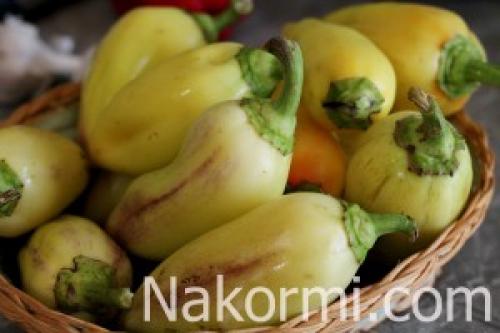 Перец для фарширования на зиму с аспирином. 