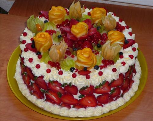 Крем из творога и сливок с желатином для торта. Торты с желатиновым творожным кремом