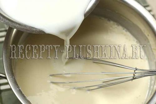 Блины на кефире с кипящим молоком. Заварные блины на кефире и молоке