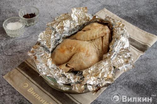 Курица в майонезе в духовке в фольге. Курица в майонезе в духовке