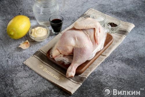 Курица в духовке кусочками в майонезе. Курица в майонезе в духовке