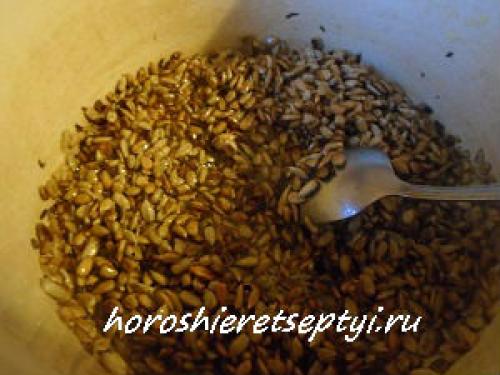 Как сделать козинаки в домашних условиях из семечек без меда. Ингредиенты: