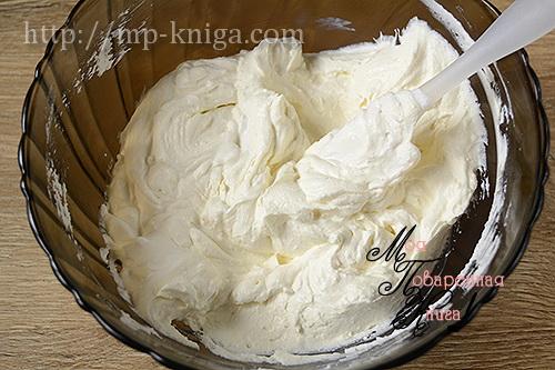 Творожный крем со сливками