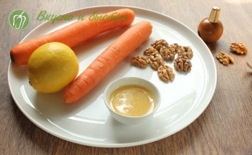 Салат из моркови с сыром и чесноком и яйцом. Простые салаты  из свежей моркови