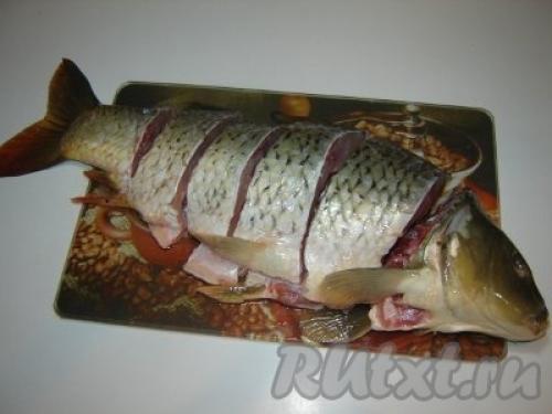 Карп в сметане в рукаве. Карп в сметане. Готовим карпа в рукаве