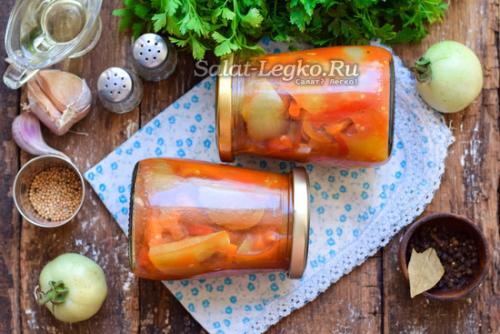 Паста из зеленых помидоров.