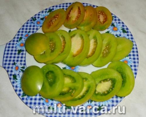 Зеленые помидоры Жареные на зиму рецепты. Жареные зеленые помидоры с чесноком на зиму