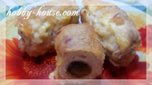 Свиные рулетики с черносливом курагой и грецкими орехами. Как приготовить рулетики из свиных отбивных