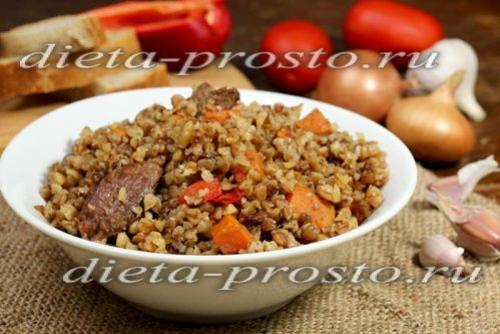 Как приготовить гречку с овощами и мясом вкусно. Гречка с мясом и овощами