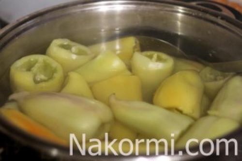 Перец для фарширования на зиму с аспирином. 