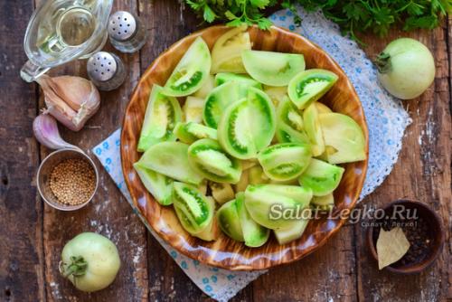 Паста из зеленых помидоров.