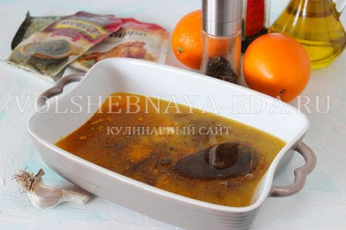 Курица с апельсиновым соком в духовке рецепт. Ингредиенты