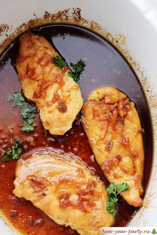Курица в апельсиновом соке на сковороде. Экзотическая курица с апельсинами на сковороде