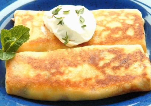 Блины с капустой и грибами. Блины, фаршированные капустой и грибами