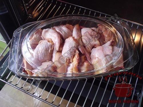 Как в духовке запечь кусочки курицы. Курица запеченная в духовке (кусочками)