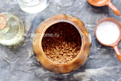 Гречка с мясом и овощами в горшочке. Гречка с мясом в горшочке