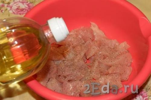 Как вкусно приготовить филе курицы на сковороде кусочками с луком. Куриное филе кусочками на сковороде