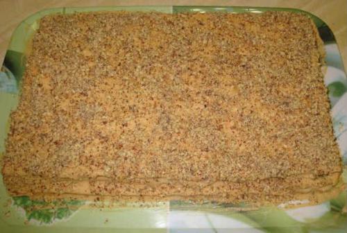 Торт из печенья без выпечки с творогом и бананом и сгущенкой. Торт из печенья со сгущенкой и сметаной