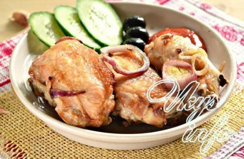 Рецепт курицы в духовке кусочками. Курица кусочками в духовке