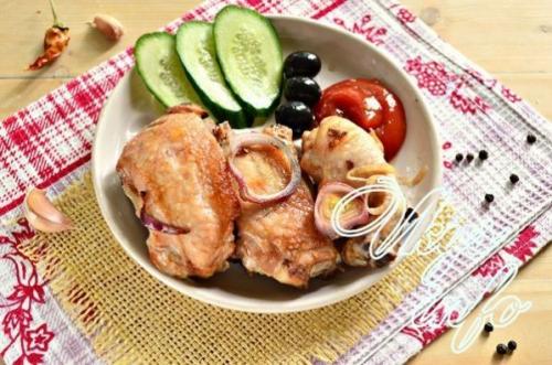 Рецепт жареной курицы кусочками в духовке. Курица кусочками в духовке
