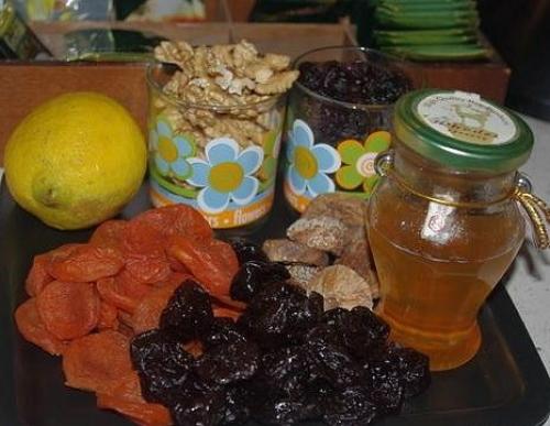 Полезная смесь из сухофруктов для спортсменов