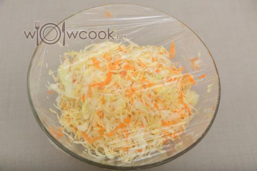Салат из свежей капусты с уксусом как в столовой