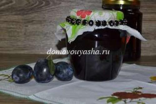 Как сделать джем из сливы в домашних условиях. Как приготовить сливовый джем в домашних условиях