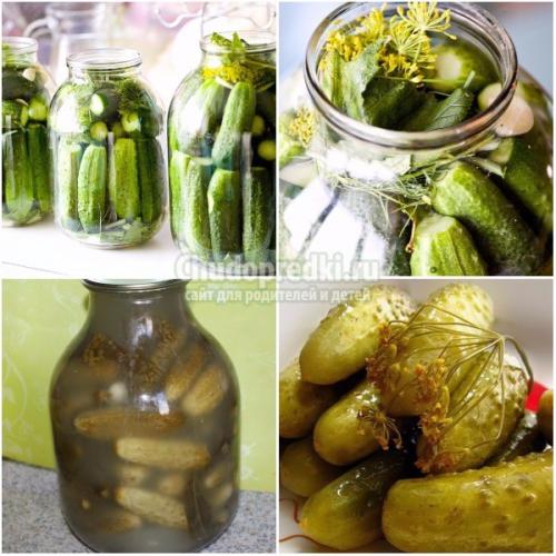 Соленые огурцы рецепт на зиму хрустящие на 3 литровую банку. Маринованные огурцы на зиму в 3 литровых банках