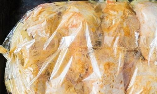 Курица с картошкой в духовке с майонезом и чесноком