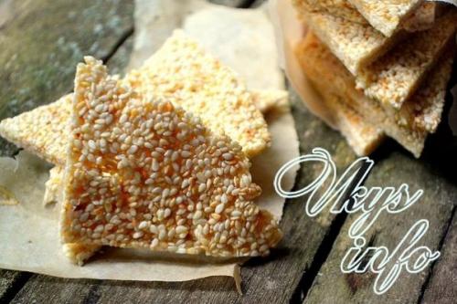 Как сделать козинаки из кунжута. Козинаки из кунжута