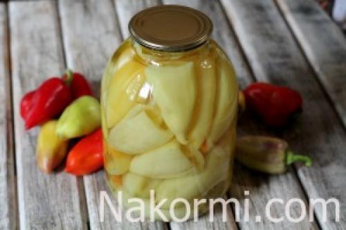 Перец для фарширования на зиму с аспирином. 