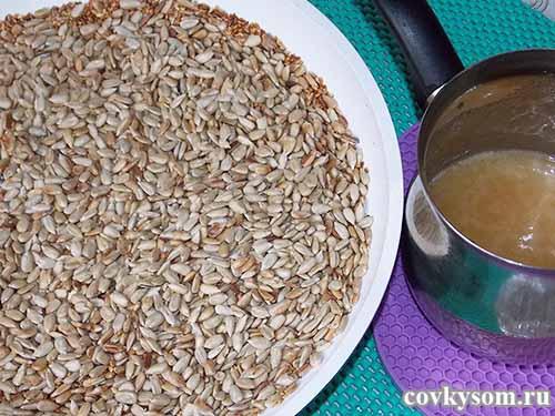 Козинаки из семечек и кунжута. Домашние козинаки