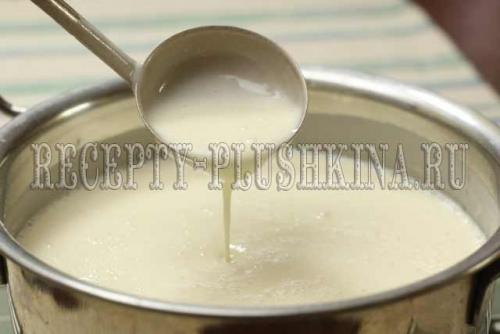 Заварные блины на кефире и молоке