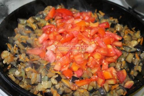 Баклажаны жареные со сметаной и помидорами. Тушеные баклажаны с помидорами в сметане. Рецепт с пошаговыми фото