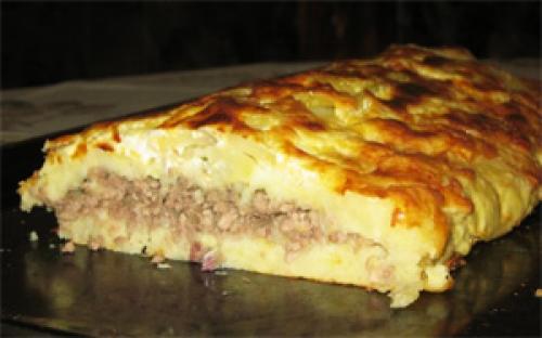 Запеканка из фарша и пюре со сметаной. Как приготовить картофельную запеканку с фаршем