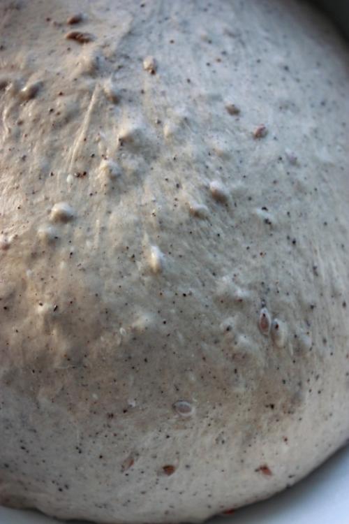 Ржаной хлеб на закваске с солодом. 