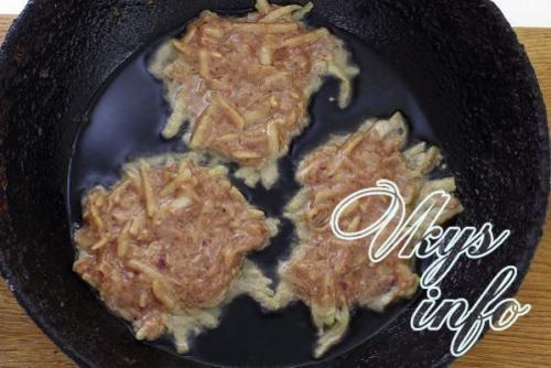 Драники картофельные с печенью. Драники с печенью 05 Драники картофельные с печенью. Драники с печенью 05