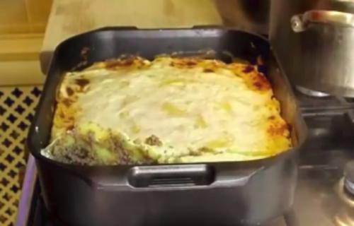 Картофельная запеканка с фаршем. Картофельная запеканка с мясным фаршем, как в детском саду