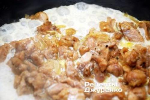 Макароны с индейкой и грибами в сливочном соусе. Индейка в сливочном соусе с сыром в духовке 21