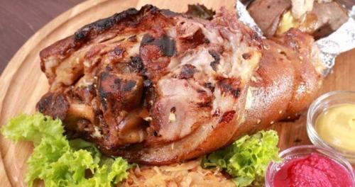 Гомилка свиная в духовке. Рецепты свиной рульки запеченной в духовке