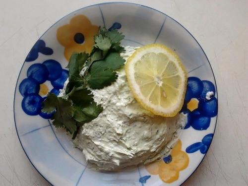 Творожный крем с чесноком и зеленью. Простая, быстрая, вкусная и полезная закуска из творога с зеленью! Фоторецепт. 11