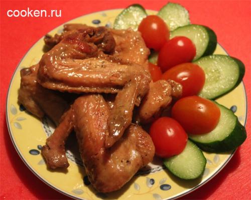 Куриные крылья по-японски 18