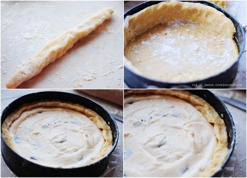 Пирог папы римского с рикоттой и вишней. Crostata di ricotta e cioccolato (кростата с сыром рикотта и шоколадом)