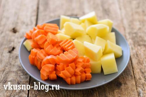 Курица с овощами и грибами на сковороде. Курица тушеная с грибами и овощами