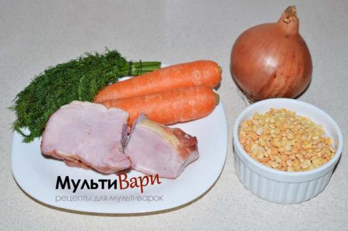 Каша гороховая с копченой курицей. Гороховая каша с копченой курицей 14