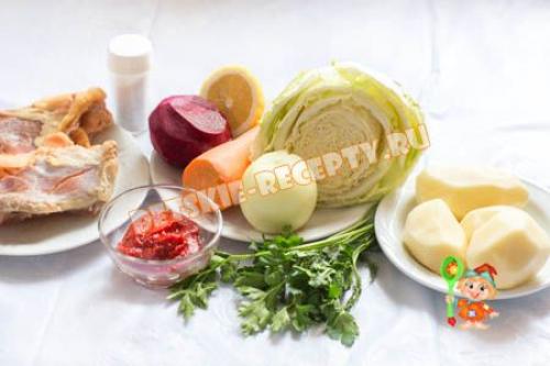 Борщ в мультиварке polaris. Свекольный борщ в мультиварке