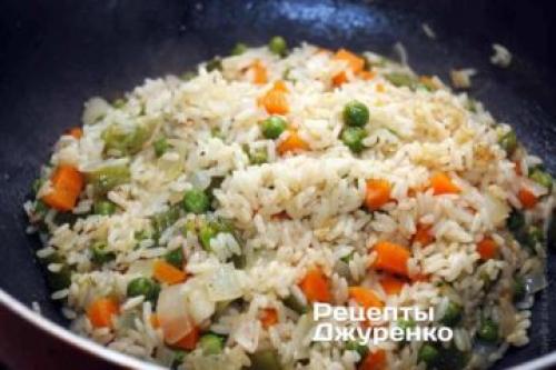 Рис с томатной пастой и овощами. Процесс приготовления 18 Рис с томатной пастой и овощами. Процесс приготовления 18